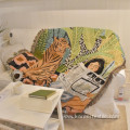 Good quality 100% Cotton Blanket Custom Woven Blanket